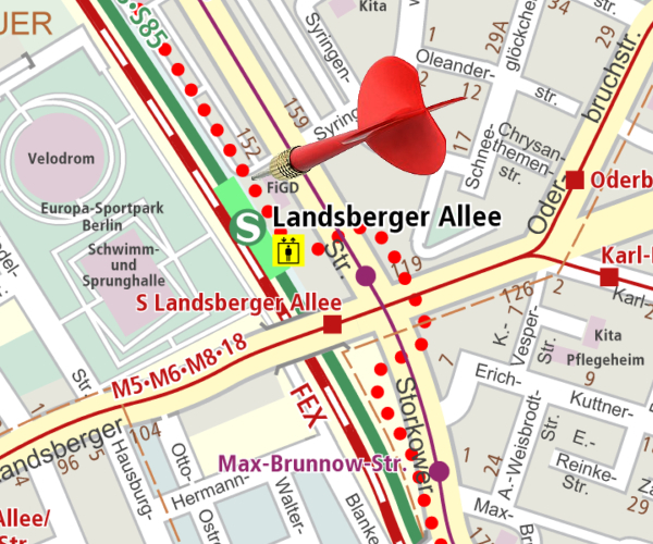 Standort vom Repro- und Werbezentrum Prenzlauer Berg GmbH